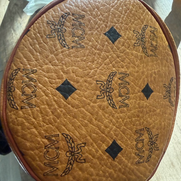 MCM Brown Leather Crossbody Bag - Picture 3 of 7